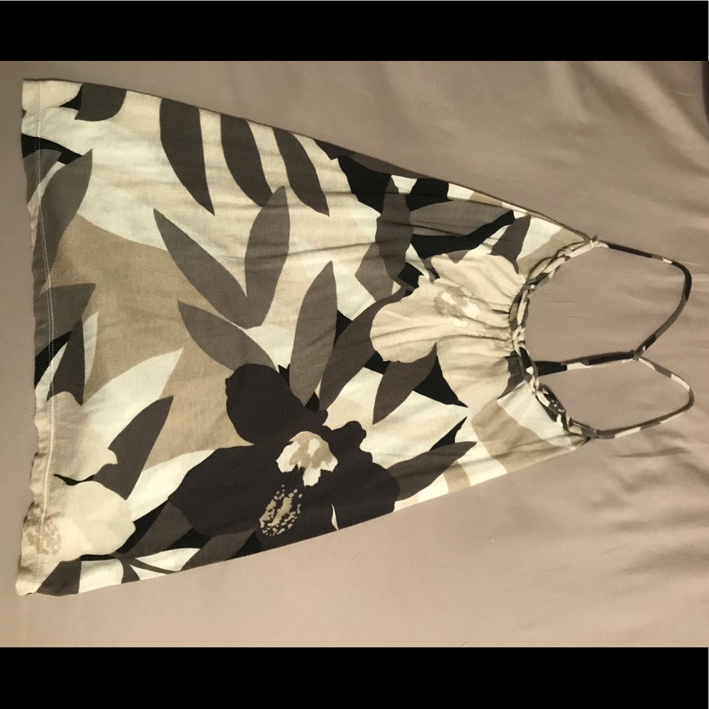 Old navy floral tank top